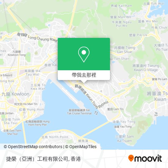 捷榮（亞洲）工程有限公司地圖