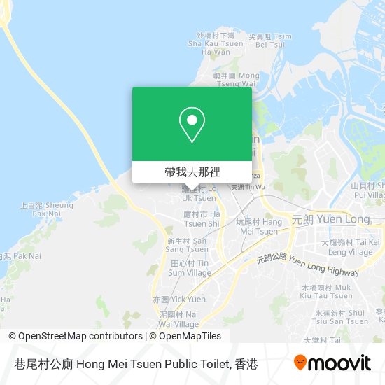 巷尾村公廁 Hong Mei Tsuen Public Toilet地圖