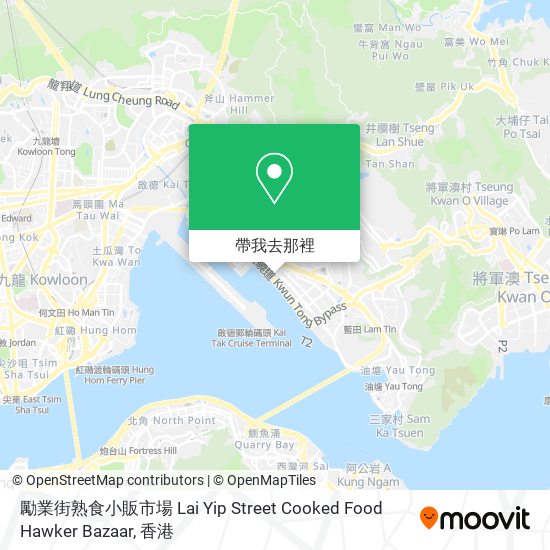 勵業街熟食小販市場 Lai Yip Street Cooked Food Hawker Bazaar地圖