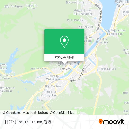 排頭村 Pai Tau Tsuen地圖