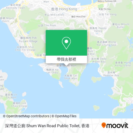 深灣道公廁 Shum Wan Road Public Toilet地圖