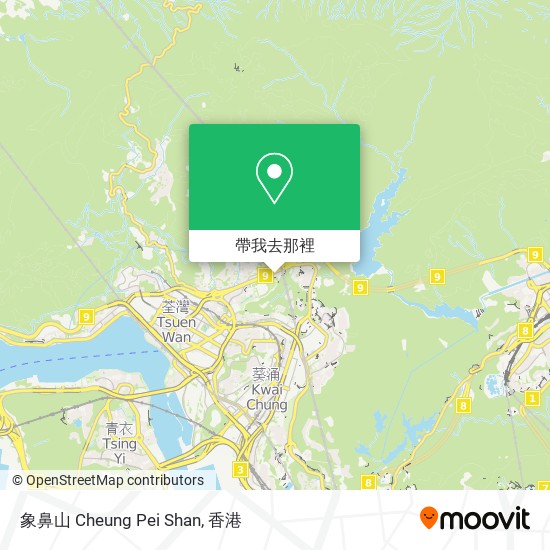 象鼻山 Cheung Pei Shan地圖