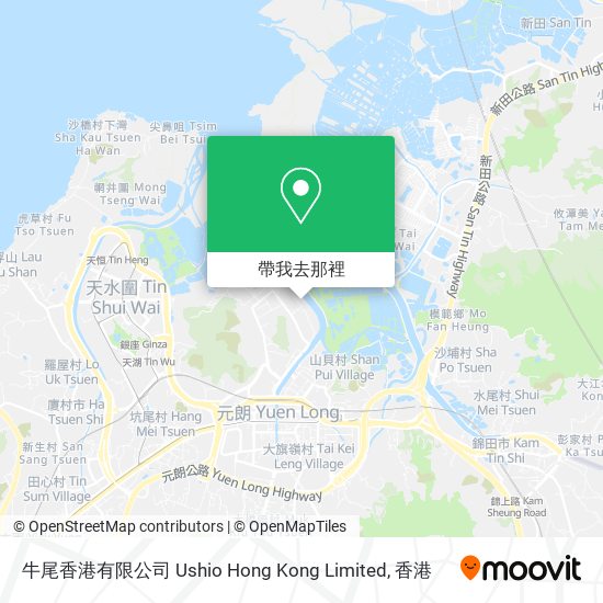 牛尾香港有限公司 Ushio Hong Kong Limited地圖