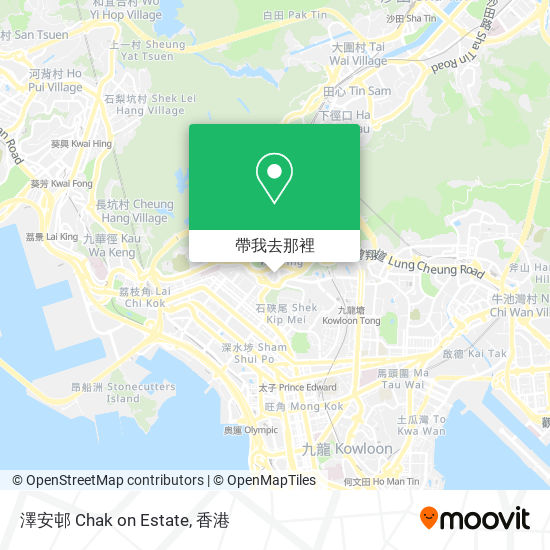 澤安邨 Chak on Estate地圖