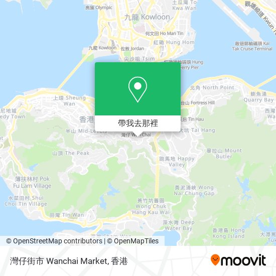 灣仔街市 Wanchai Market地圖