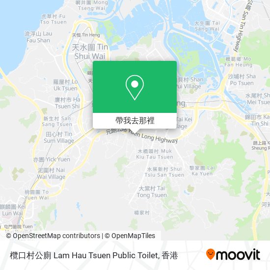 欖口村公廁 Lam Hau Tsuen Public Toilet地圖