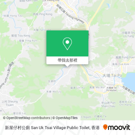 新屋仔村公廁 San Uk Tsai Village Public Toilet地圖