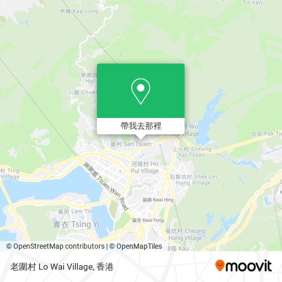老圍村 Lo Wai Village地圖