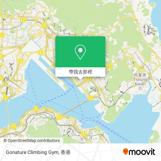 Gonature Climbing Gym地圖