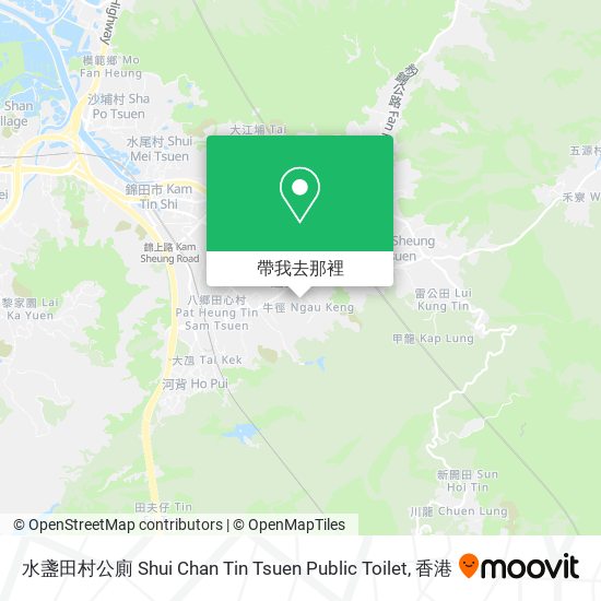 水盞田村公廁 Shui Chan Tin Tsuen Public Toilet地圖