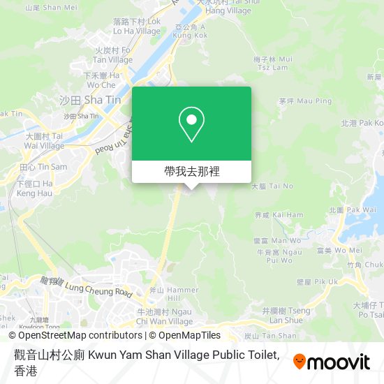 觀音山村公廁 Kwun Yam Shan Village Public Toilet地圖