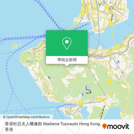 香港杜莎夫人蠟像館 Madame Tussauds Hong Kong地圖