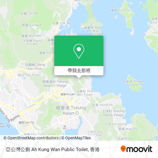 亞公灣公廁 Ah Kung Wan Public Toilet地圖