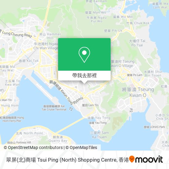 翠屏(北)商場 Tsui Ping (North) Shopping Centre地圖