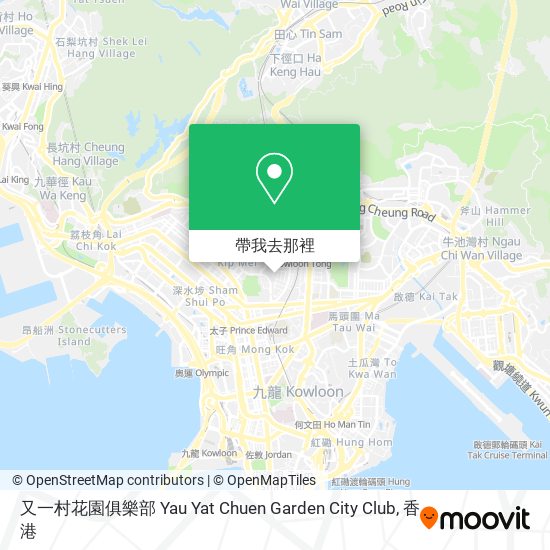 又一村花園俱樂部 Yau Yat Chuen Garden City Club地圖