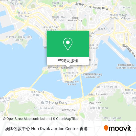 漢國佐敦中心 Hon Kwok Jordan Centre地圖