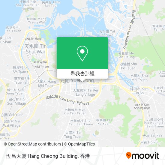 恆昌大廈 Hang Cheong Building地圖