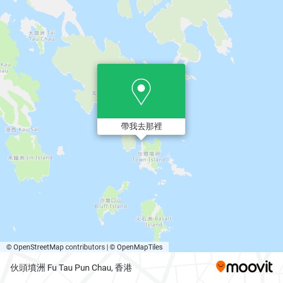 伙頭墳洲 Fu Tau Pun Chau地圖