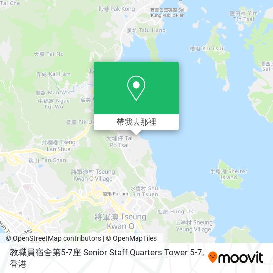 教職員宿舍第5-7座 Senior Staff Quarters Tower 5-7地圖