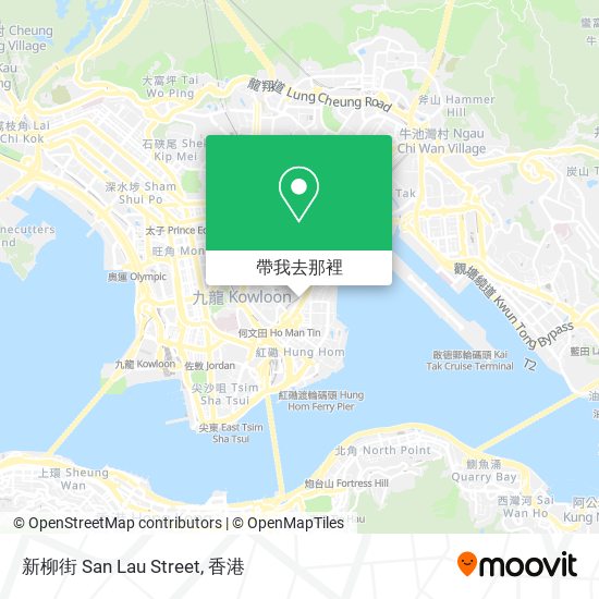 新柳街 San Lau Street地圖