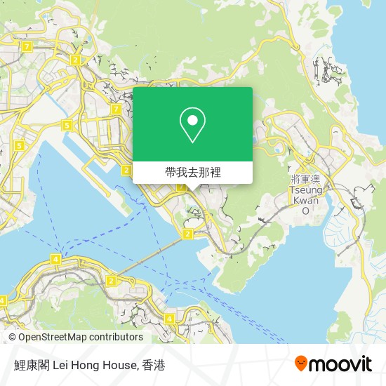 鯉康閣 Lei Hong House地圖