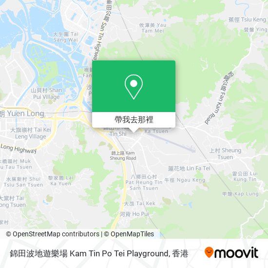 錦田波地遊樂場 Kam Tin Po Tei Playground地圖