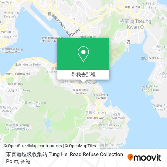 東喜道垃圾收集站 Tung Hei Road Refuse Collection Point地圖