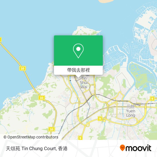 天頌苑 Tin Chung Court地圖