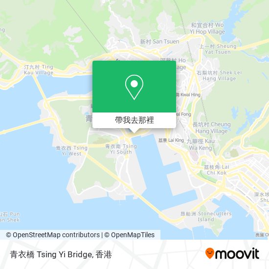 青衣橋 Tsing Yi Bridge地圖
