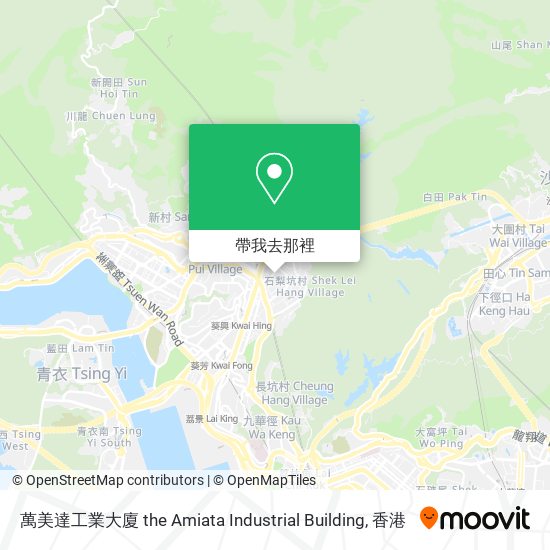 萬美達工業大廈 the Amiata Industrial Building地圖