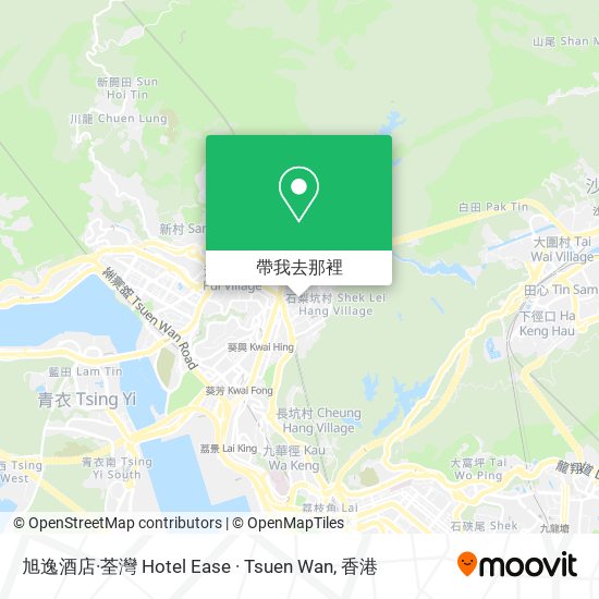 旭逸酒店·荃灣 Hotel Ease · Tsuen Wan地圖