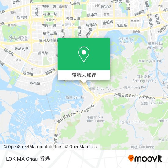 LOK MA Chau地圖