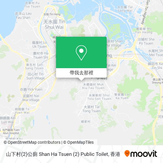 山下村(2)公廁 Shan Ha Tsuen (2) Public Toilet地圖