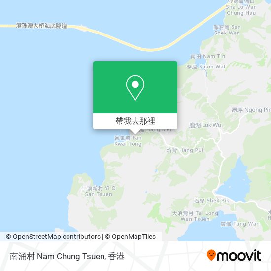 南涌村 Nam Chung Tsuen地圖