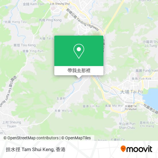 担水徑 Tam Shui Keng地圖
