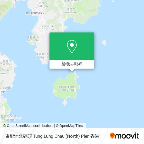 東龍洲北碼頭 Tung Lung Chau (North) Pier地圖