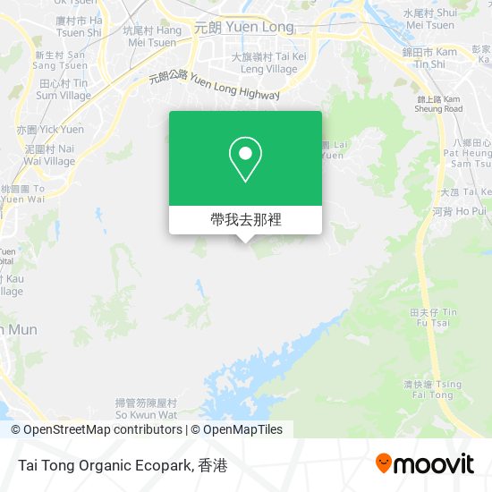 Tai Tong Organic Ecopark地圖