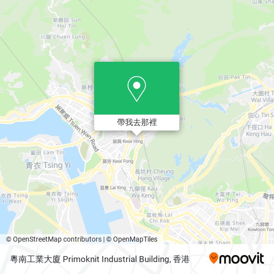 粵南工業大廈 Primoknit Industrial Building地圖