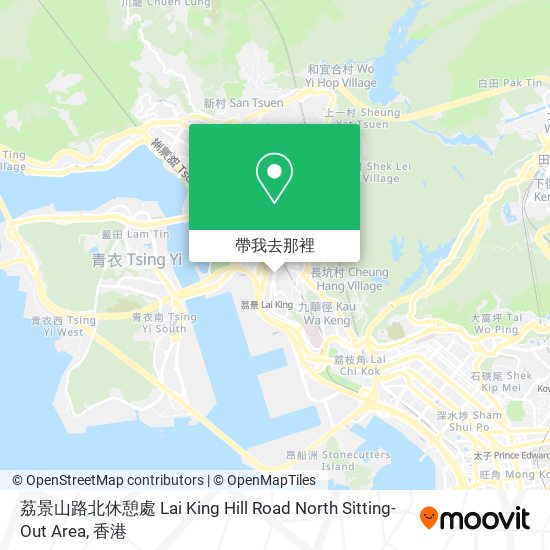 荔景山路北休憩處 Lai King Hill Road North Sitting-Out Area地圖