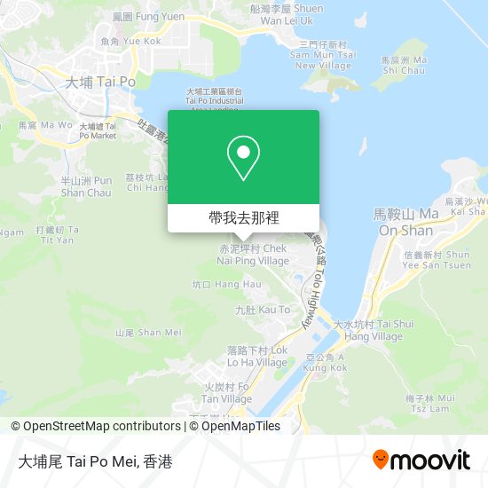 大埔尾 Tai Po Mei地圖