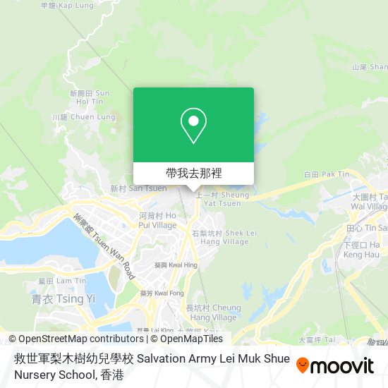 救世軍梨木樹幼兒學校 Salvation Army Lei Muk Shue Nursery School地圖