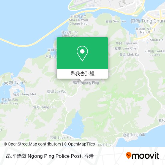 昂坪警崗 Ngong Ping Police Post地圖