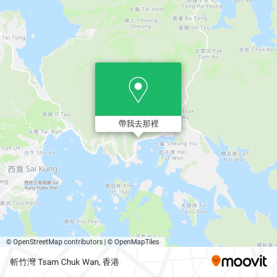 斬竹灣 Tsam Chuk Wan地圖