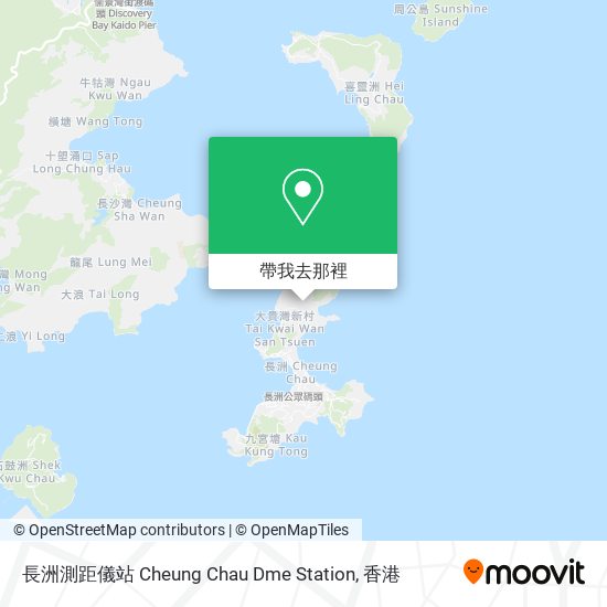 長洲測距儀站 Cheung Chau Dme Station地圖