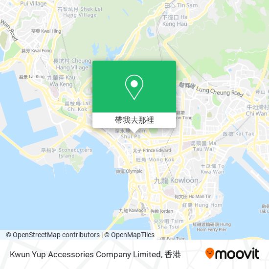 Kwun Yup Accessories Company Limited地圖