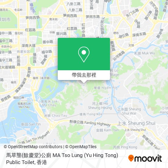 馬草壟(餘慶堂)公廁 MA Tso Lung (Yu Hing Tong) Public Toilet地圖