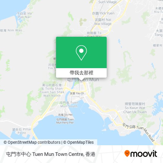 屯門市中心 Tuen Mun Town Centre地圖