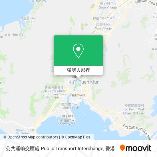 公共運輸交匯處 Public Transport Interchange地圖