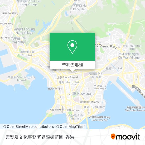 康樂及文化事務署界限街苗圃地圖