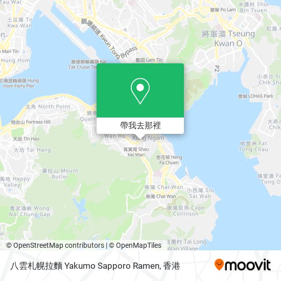 八雲札幌拉麵 Yakumo Sapporo Ramen地圖